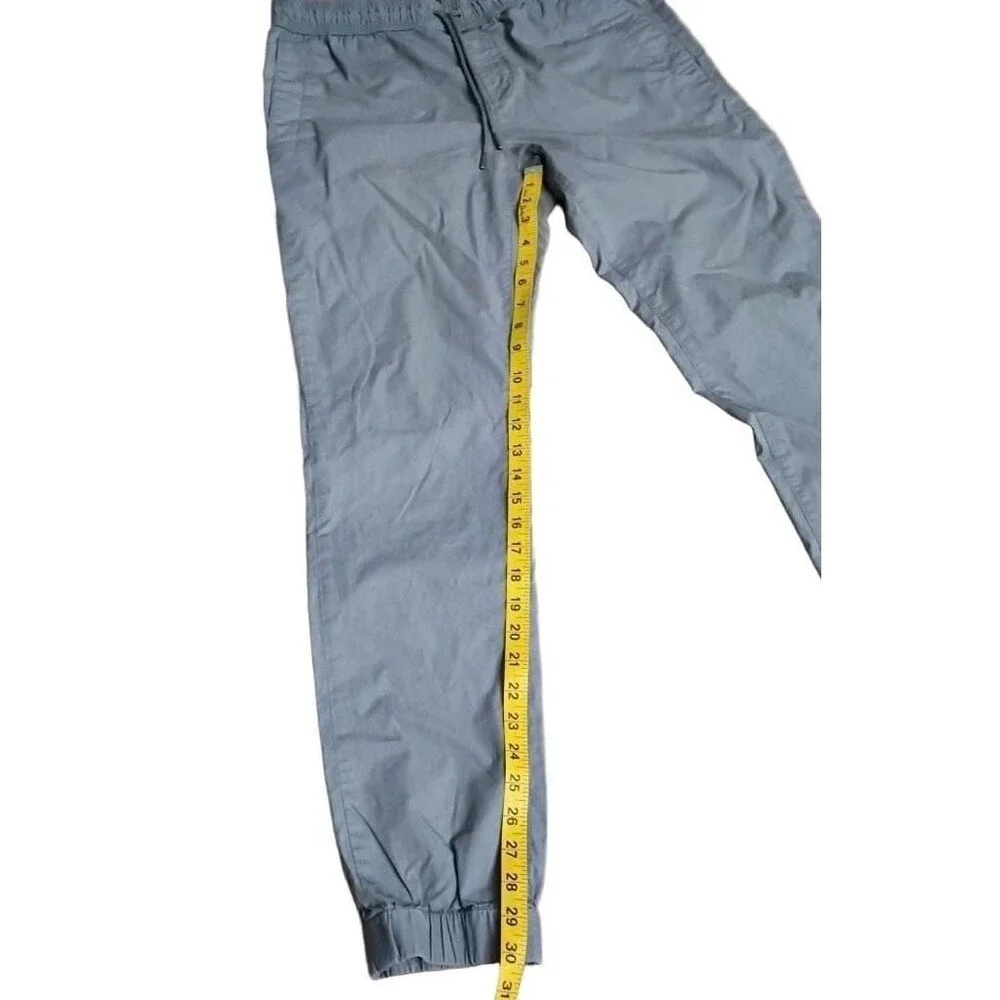 Banana Republic Aiden Pant Gray Drawstring Jogger Pants Size 31x32